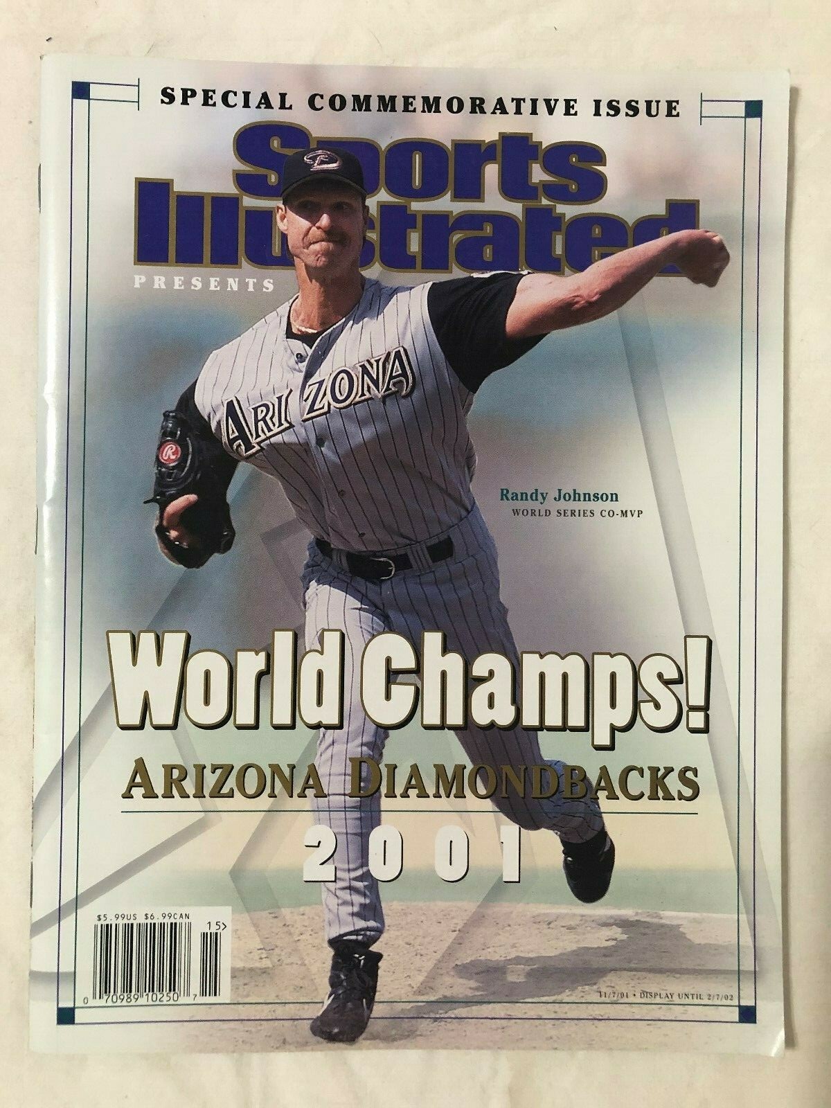 Randy Johnson Sports Illustrated 2001 Commemorative Issue