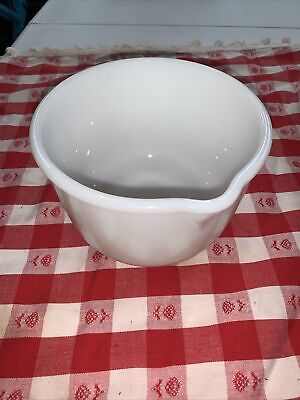 Vintage Sunbeam Mixing Bowl Fire-king 16 White Milk Glass 6.5'' USA