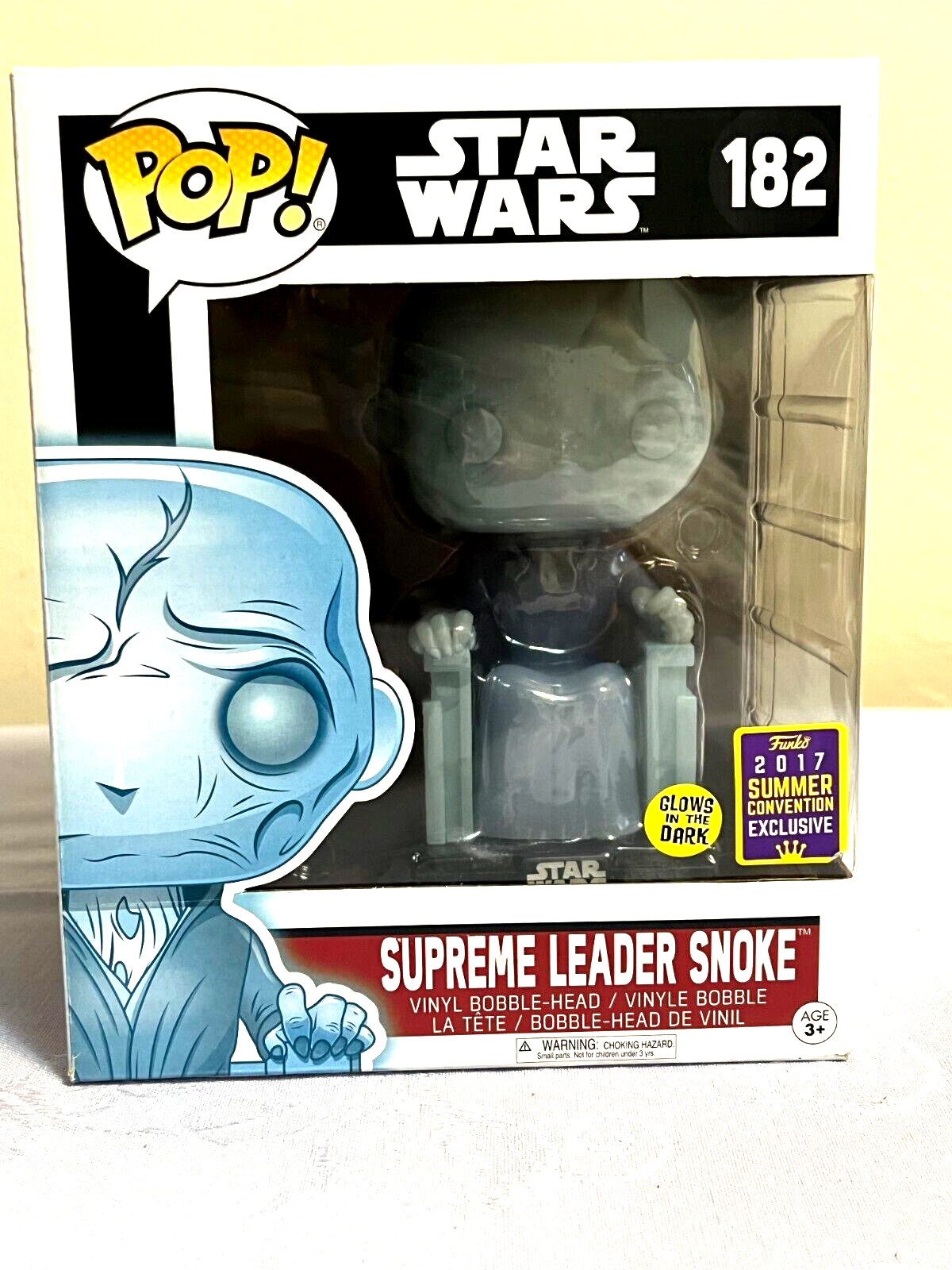 Funko Pop! Star Wars 182 Supreme Leader Snoke SDCC 2017 Exc
