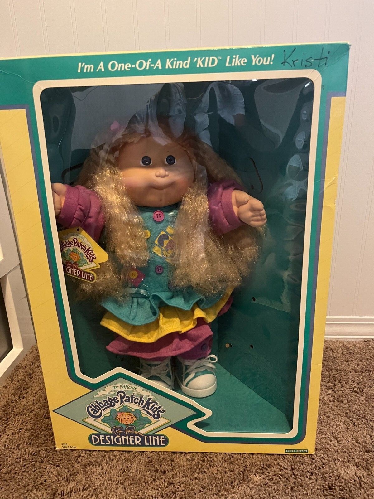 ウテ・ベーレント / THE LAST YEAR OF CHILDHOOD 1989 Rare Cabbage Patch Kids Designer Line: Blonde crimped