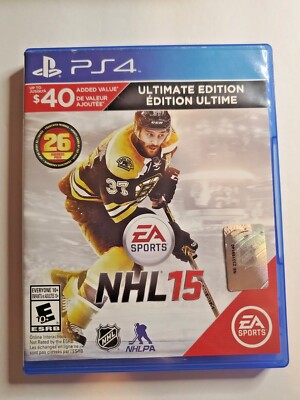 NHL 15 Ultimate Edition Sony PlayStation 4 PS4 Complete Video Game Hockey