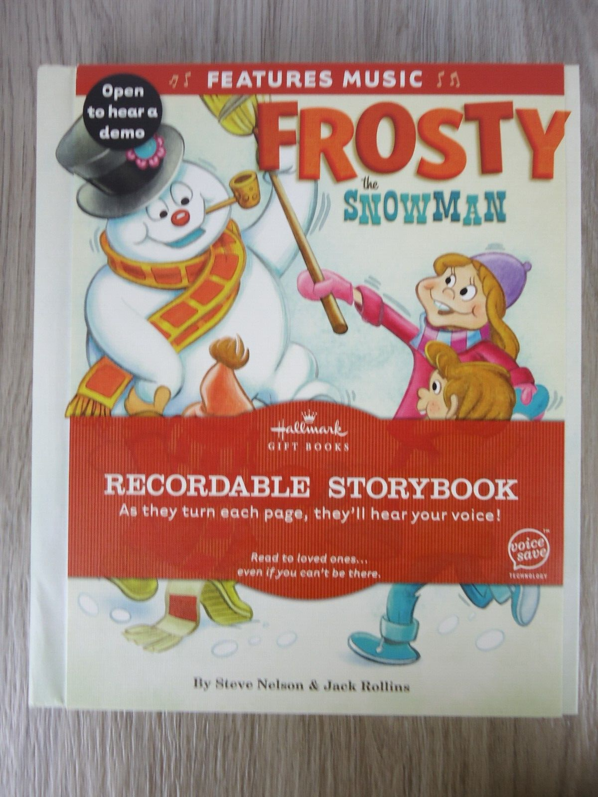 Hallmark Frosty the Snowman Recordable Book 2011 Hear Your Voice Read Christmas