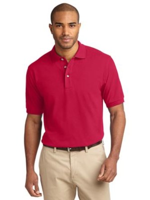 

PORT AUTHORITY Mens Red Classic Fit Polo, Красный, 004911PO-000635240