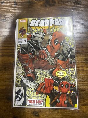 DEADPOOL #1 * NM+ * TODD NAUCK GOLD TRADE VARIANT LTD 1200 SPIDER-MAN   