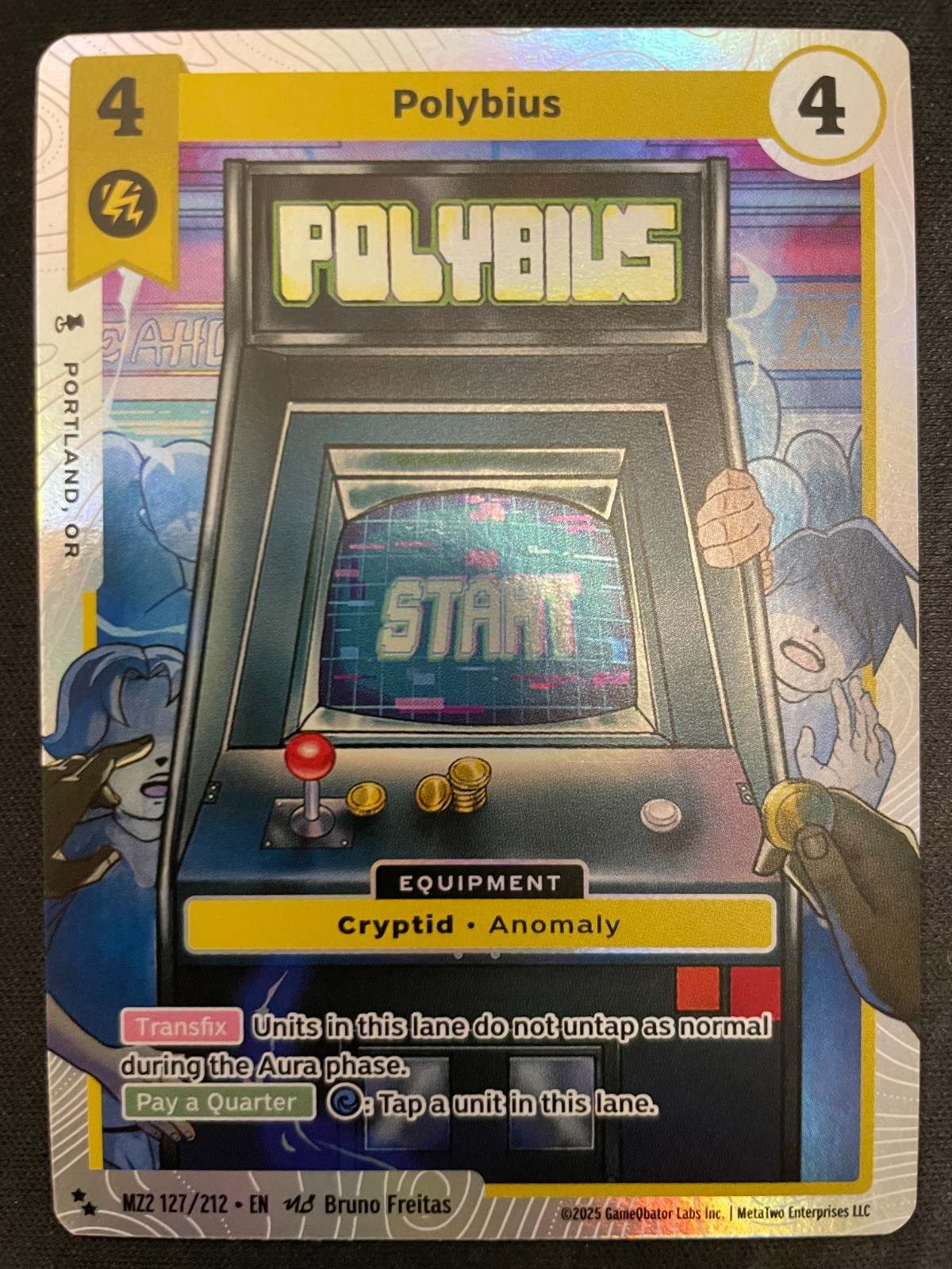 2025 Metazoo Polybius 127/212 2 Star Super Rare Holo