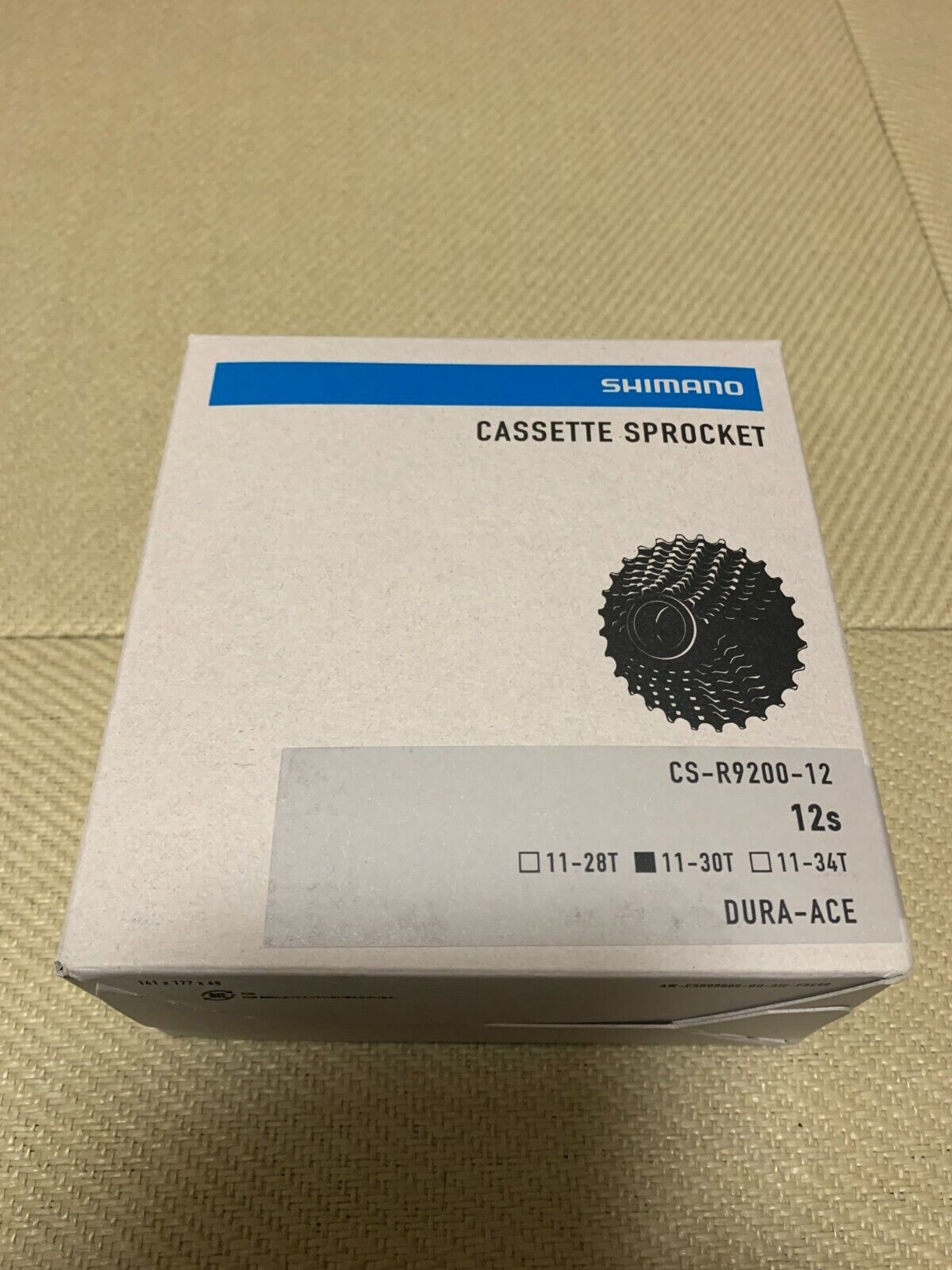 SHIMANO DURA-ACE CS-R9200-12 Cassette Sprocket 11-30T CS SHIMANO DURA-ACE CS-R9200-12 Cassette Sprocket 11-30T CS