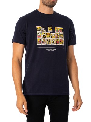 

Мужская футболка Weekend Offender с рисунком Polaroids, синяя, Синий, PTAW2313-NVY