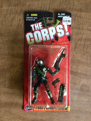 1999 Lanard The CORPS! Max Power LARS LAZER 3.75'' Action Figure NIP MOC