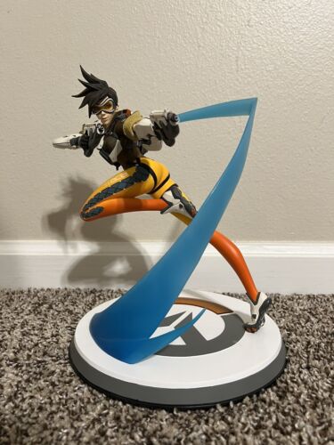 Overwatch Tracer Statue Blizzard Official Complete w/ Box