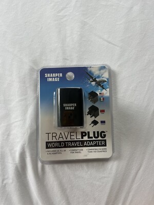 Sharper Image Travel Plug World Travel Adapter