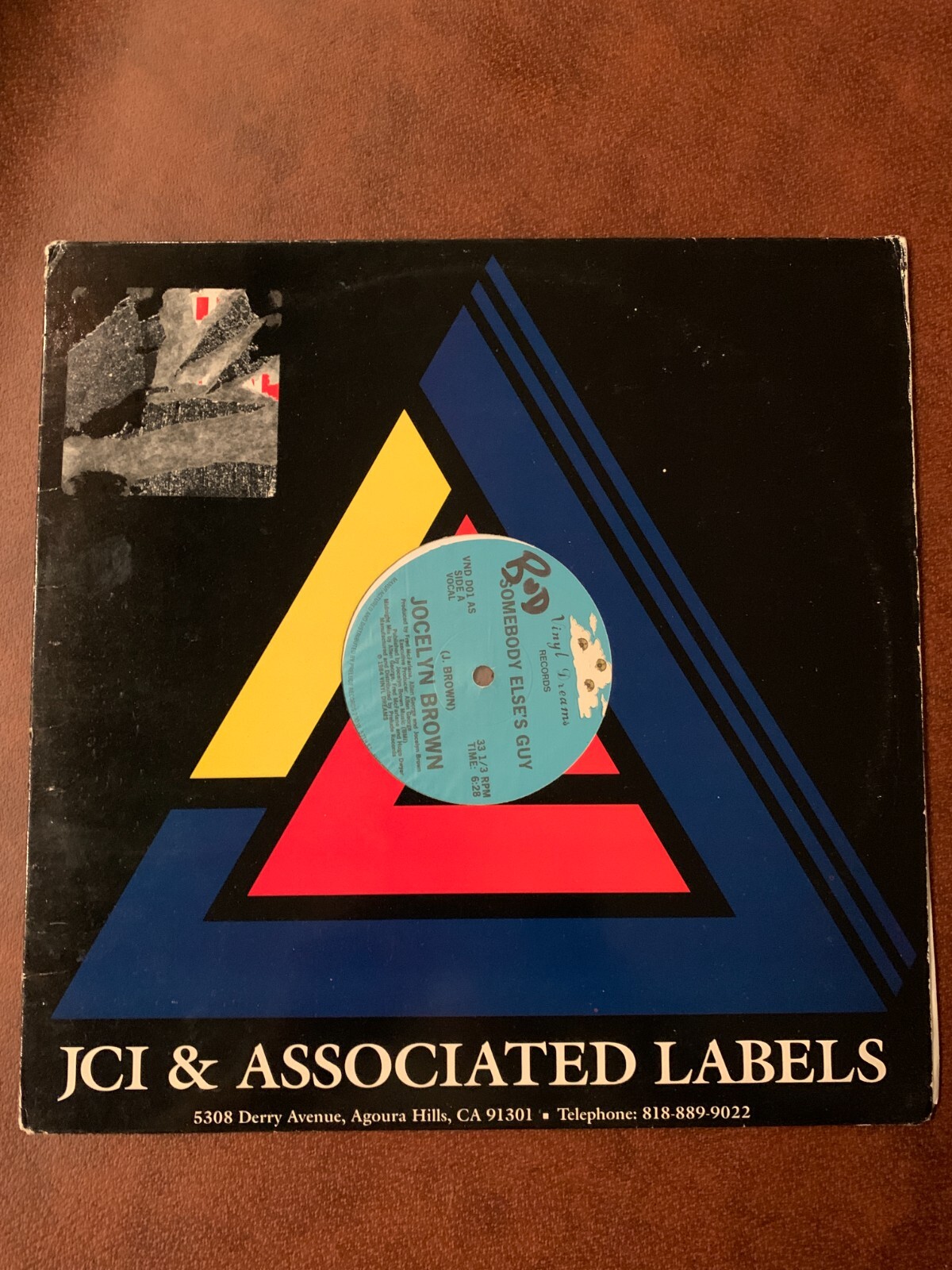 Jocelyn Brown. Somebody Else’s guy. Lp Jocelyn Brown - Somebody Else's Guy - 1984 - Vinyl LP