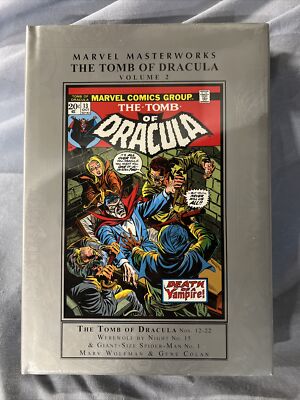 MARVEL MASTERWORKS TOMB DRACULA Volume #2 Hard Cover (2022) Global shipping