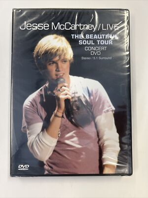 Jesse McCartney: Beautiful Soul Concert (DVD, 2005) New Sealed