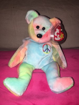 5th generation peace beanie baby