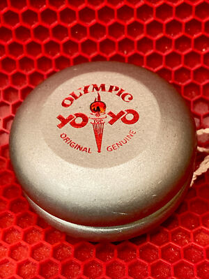 Custom Classic Jeweled By The Best, Ed Davidson Wood Silver Olympic Torch Yo Yo!