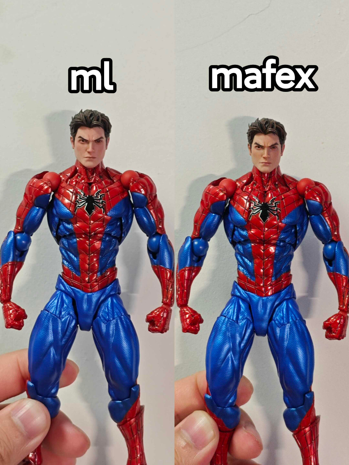1:12 Spider-Man Peter Parker Head Sculpt For 6'' Male ml