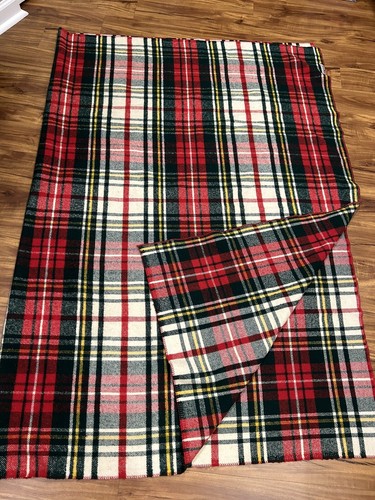 小物 R&D.M.Co- WOOL TARTANCHECK BLANKET R&D.M.CO- / WOOL TARTAN CHECK BLANKET アールアンドディーエム