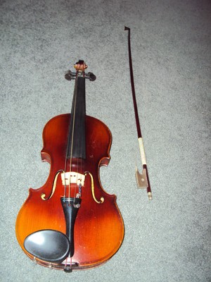VINTAGE ANTIQUE VIOLIN STRADIVARIUS JACKSON-GULDAN With BOW & CASE
