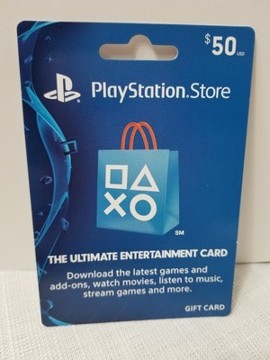 $50 US PlayStation Store Ultimate Entertainment Gift Card