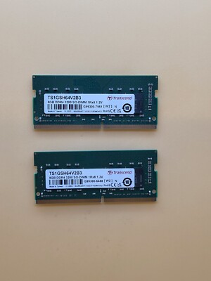Transcend 8GB x 2 Total of 16GB DDR4  1Rx8 3200 SO-DIMM  Laptop Ram 1.2Vdc