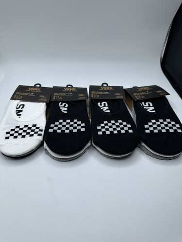 Women 3 Pairs Classic Off The Wall Cotton No Show Socks Sz 6.5-10