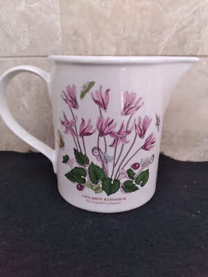 Portmeirion Botanic Garden Floral Water Pitcher~5''-Excellent Condition.