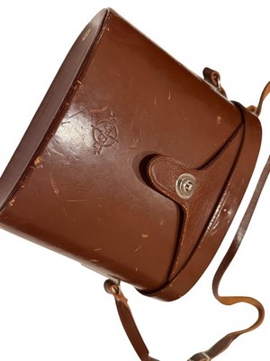 Swift Vintage Leather Camera Case Brown Carry Shoulder Bag