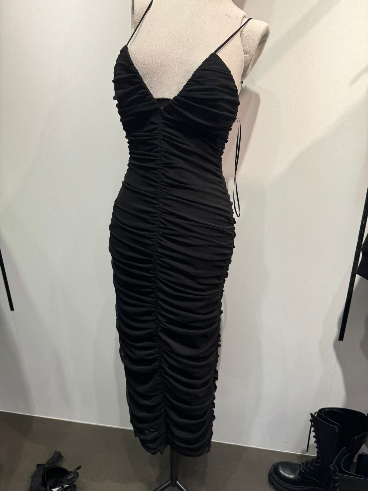 ZARA BNWT DRAPED TULLE DRESS ALL SIZES REF. BLACK | 4661/210 ZARA BNWT DRAPED TULLE DRESS ALL SIZES REF. BLACK | 4661/210