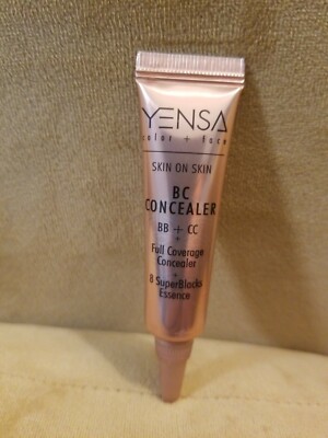 YENSA BC Concealer BB+CC Full Coverage Tan Neutral .17 oz 5 ml Travel IPSY Ip5
