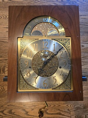 Colonial Triple Chime Grandfather Clock Kieninger 82K 116cm Movement Dial Rare
