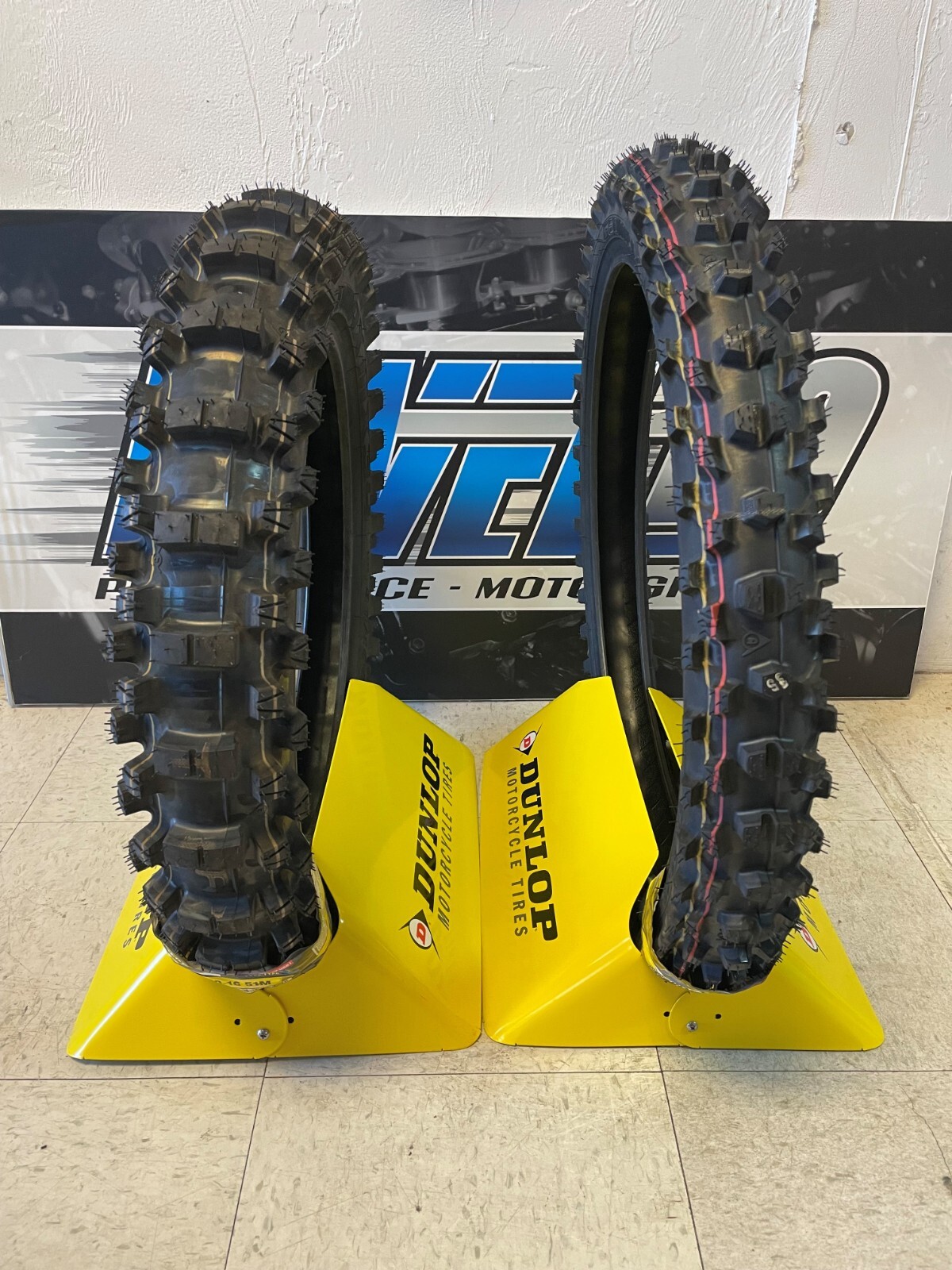 Dunlop 70/100-17 90/100-14 Tire Set Front Rear MX34 YZ85