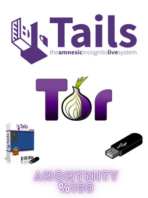 Tails Linux 4.12 USB 3.1 Live %100 Anonymity Fast And Secure