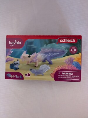 Schleich Bayala Axolotis Salamander Fantasy Figures Set Of 3