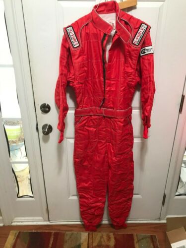 G-Force 4545SMRDL GF-545 Racing Suit One-Piece 2 Layer Nomex Small Red