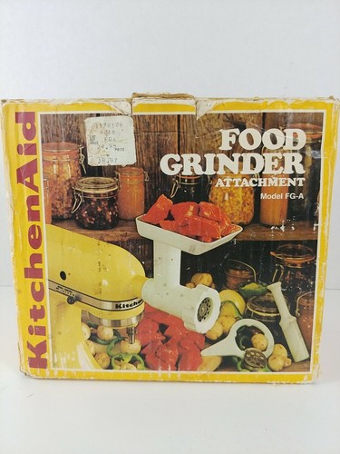 Vintage KitchenAid Food Grinder FG-A Attachment by Hobart Damaged