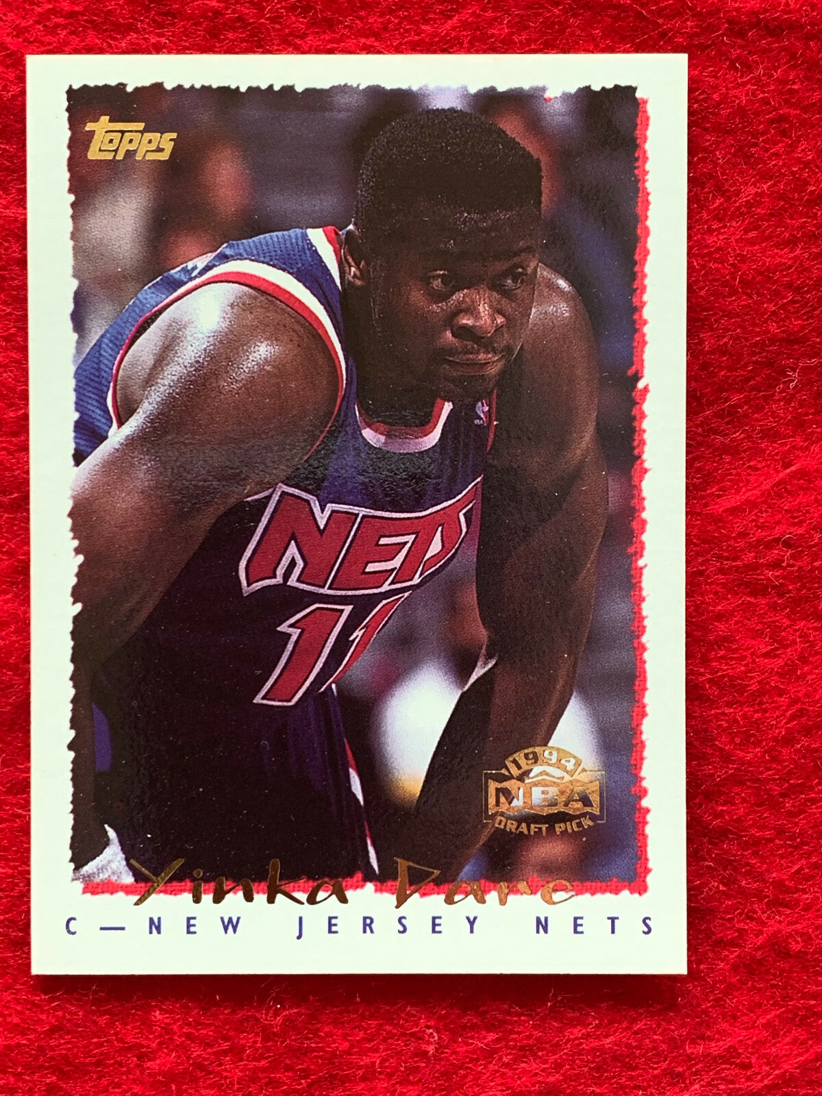 1994-95 Topps Yinka Dare Basketball Card #253 Rookie RC New 1994-95 Topps Yinka Dare Basketball Card #253 Rookie RC New