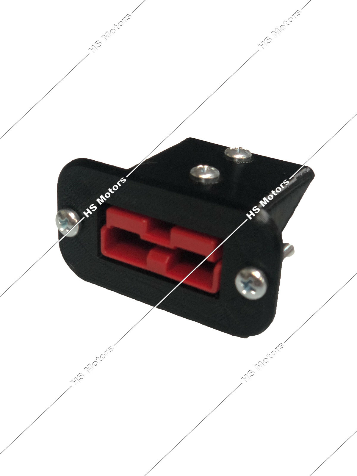 Flush Mount 50Amp Anderson Plug Mount Mounting Bracket Inc Genuine Red