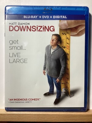 Downsizing (Blu-ray, 2017) Matt Damon
