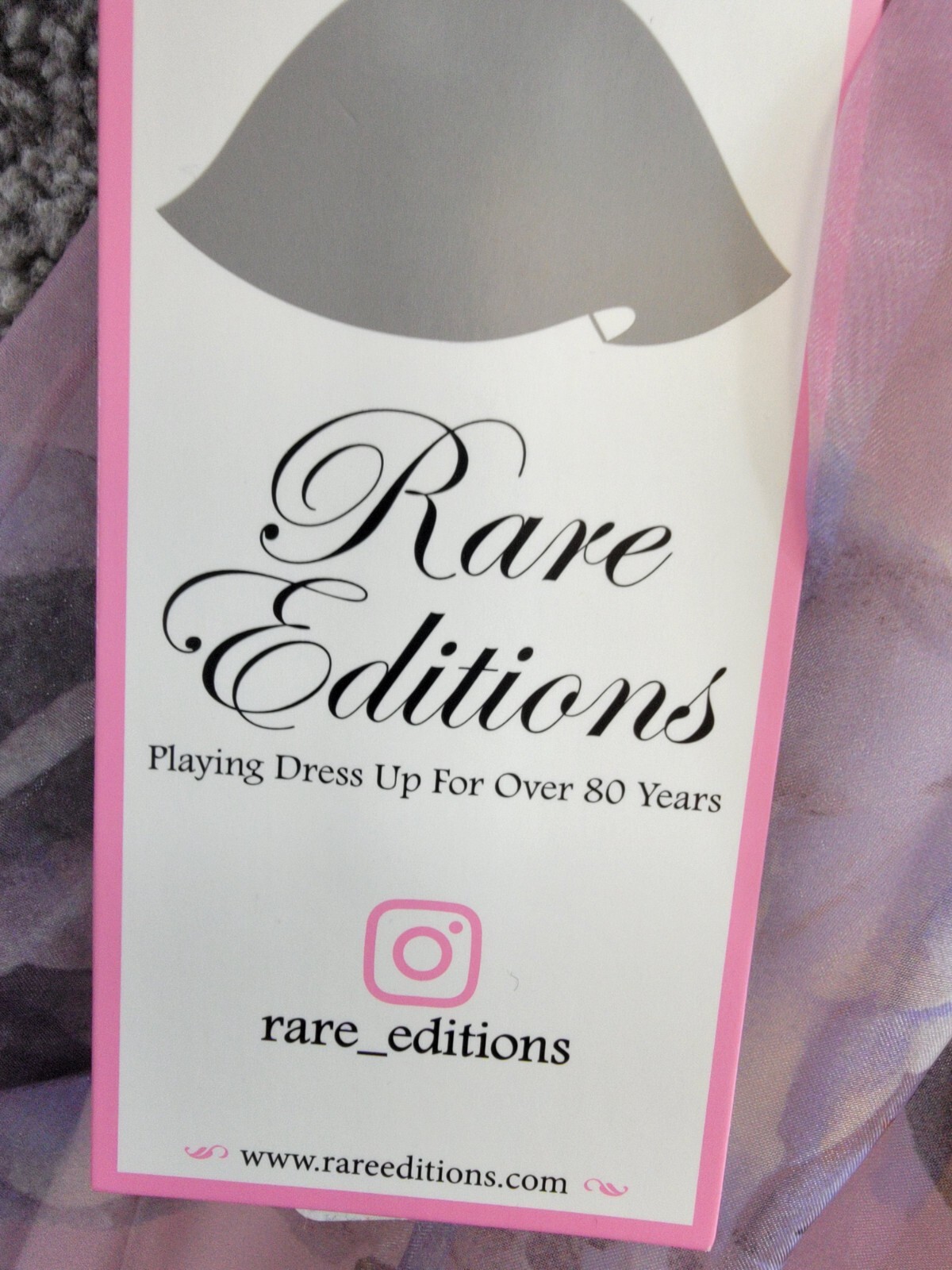 Rare Editions Floral-Print Organza Maxi Dress Big Girls 7 Lavender Zip Closure - Picture 14 of 15