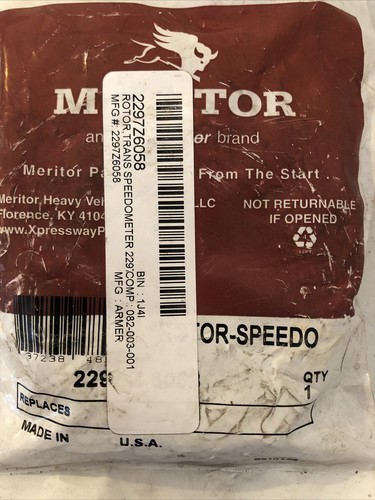 GENUINE MERITOR ROCKWELL TRANS SPEEDOMETER ROTOR 2297Z6058