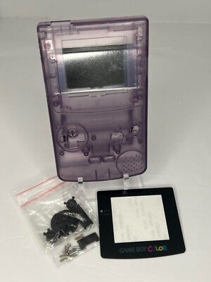 Nintendo Game Boy Color Replacement Housing -Clear  Purple