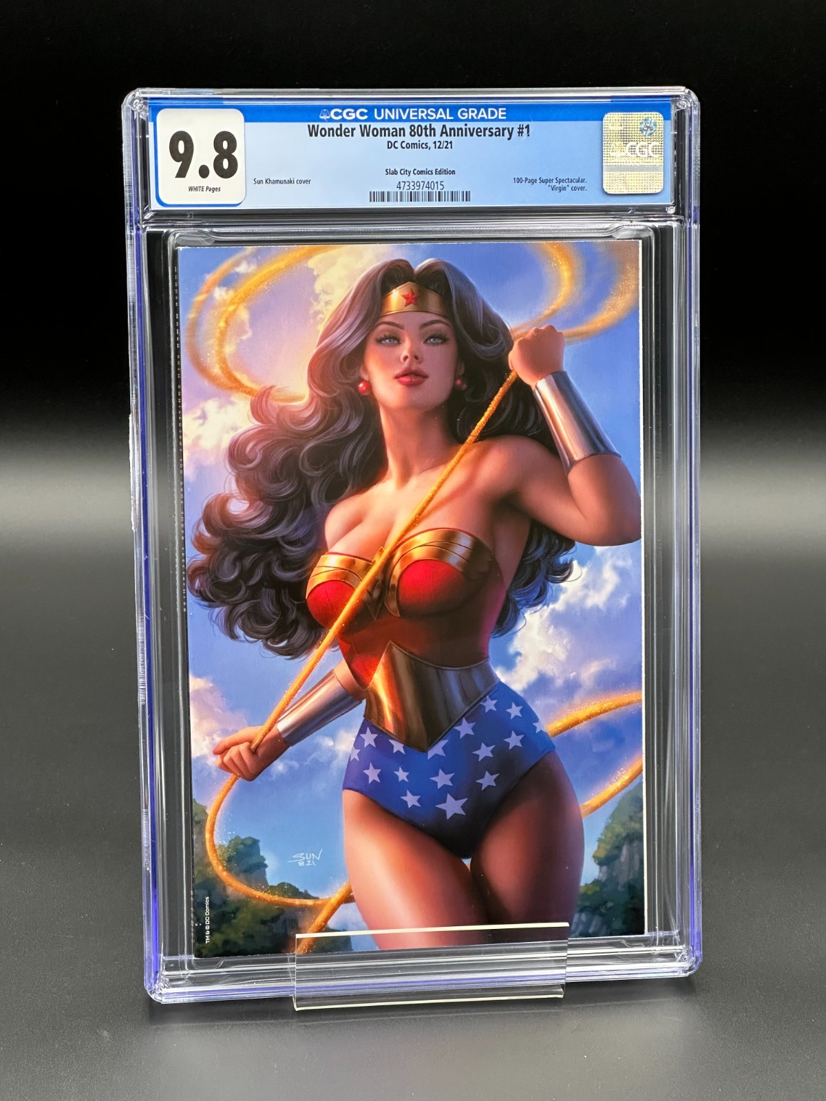 Wonder Woman 80th Anniversary #1 CGC 9.8 (2021) - Khamunaki Virgin Edition