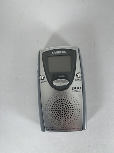 Sangean DT-210 FM/AM Tuning Pocket Radio Speaker DBB Synthes