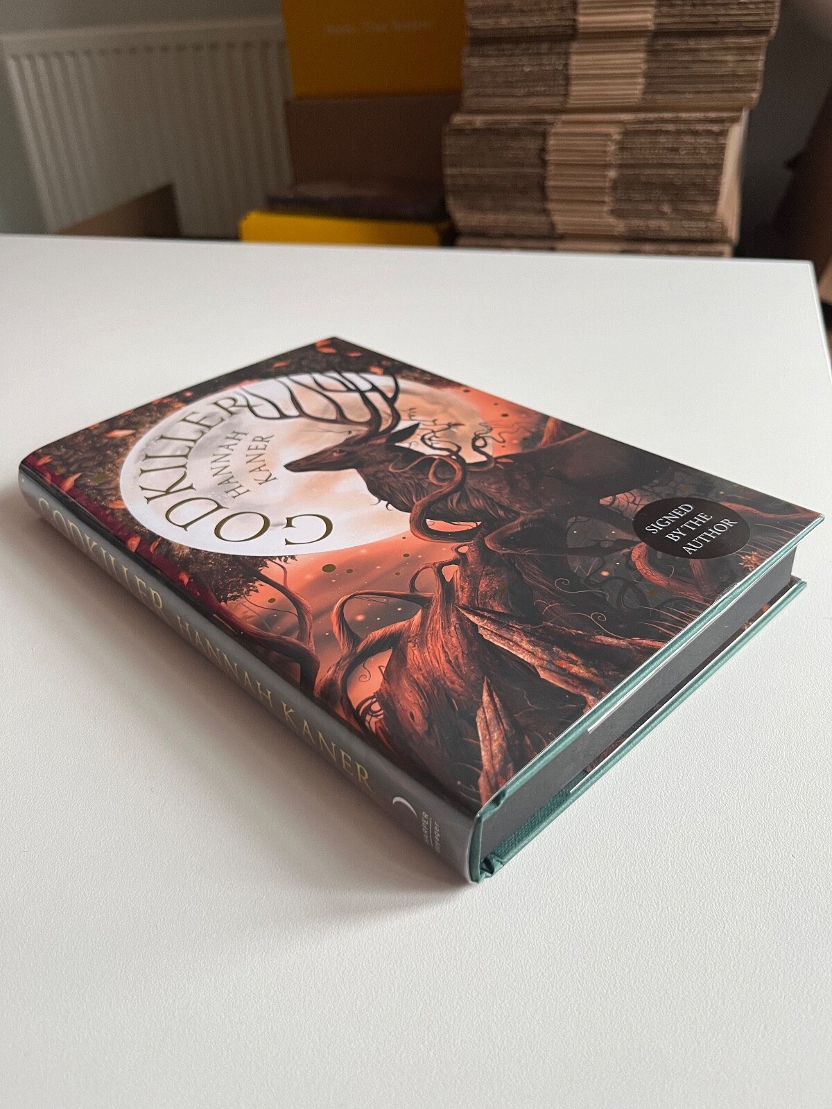 Godkiller 1st/1st SIGNED with SPRAYED EDGES Waterstones Edition, Hannah ...