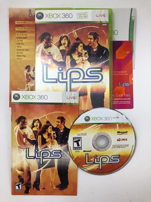 Lips: Number One Hits (Microsoft Xbox 360) CIB