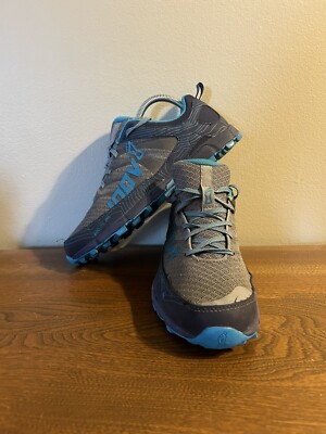 Inov-8 Roclite 295 Women s Size 9 Gray Blue Trail Running Shoes Standard Fit