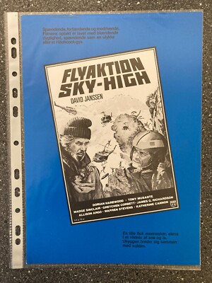 High Ice David Janssen, Tony Musante 1980 Danish Press Release