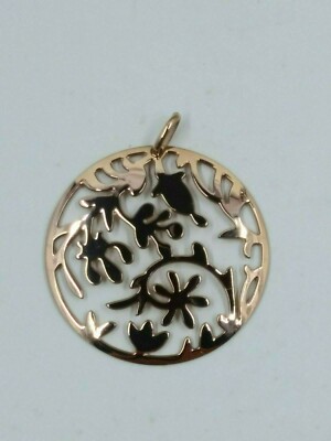 Inori Rose Gold Stainless Steel Enchanted Forest Pendant