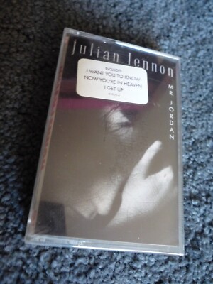 Julian Lennon Mr. Jordan Cassette NEW with Hype Sticker