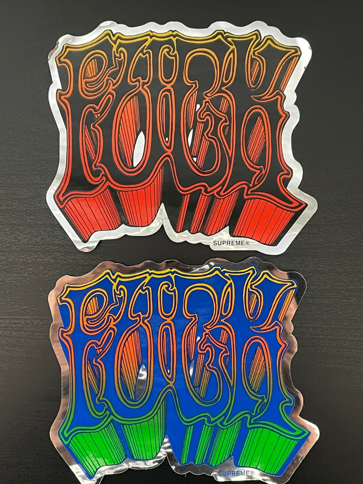 Supreme Fu*k Metallic Sticker FW14 NOS New Rare | eBay Supreme Fu*k Metallic Sticker FW14 NOS New Rare | eBay